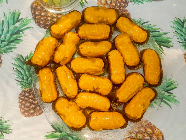 istock Top view of sweets on a table. 1173516029