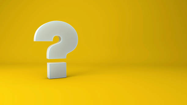 istock 3D rendered illustration question mark and yellow background 1173516125