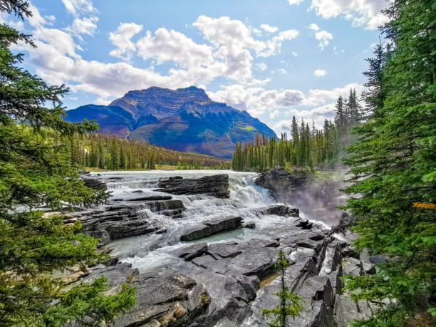 istock Athabasca Falls, Mount Kerskelin in Jasper National Park, Canada 1173516466