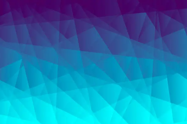 Vector illustration of Abstract geometric background - Polygonal mosaic with Blue gradient