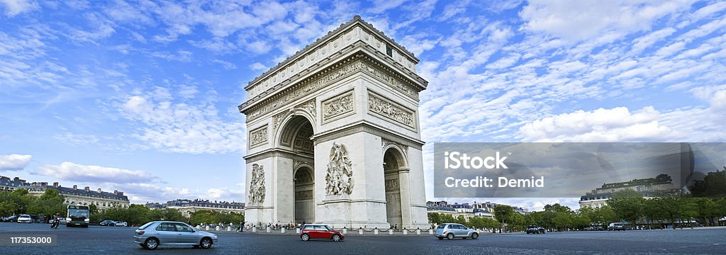 Arco di trionfo degli Champs-Elysées - Foto stock royalty-free di Ambientazione esterna