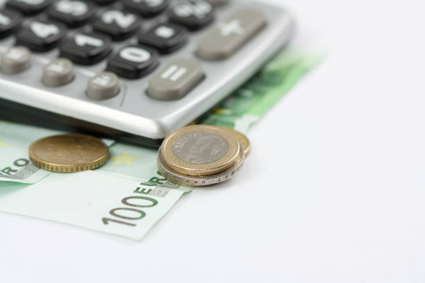istock Euro money and calculator. 1173537886