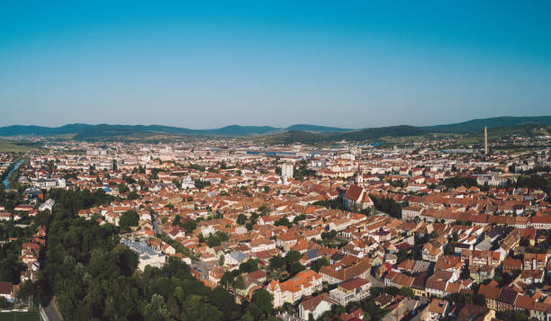 istock High Angle Shot Of Townscape Against Sky 1173540661