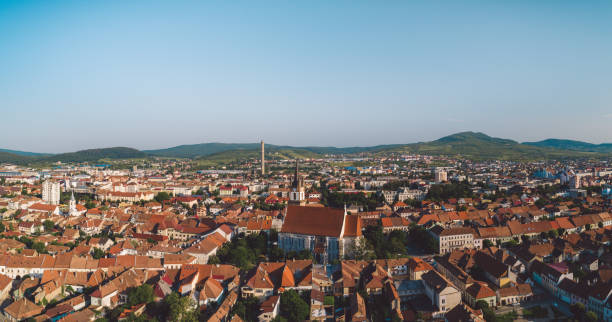 istock High Angle Shot Of Townscape Against Sky 1173540681
