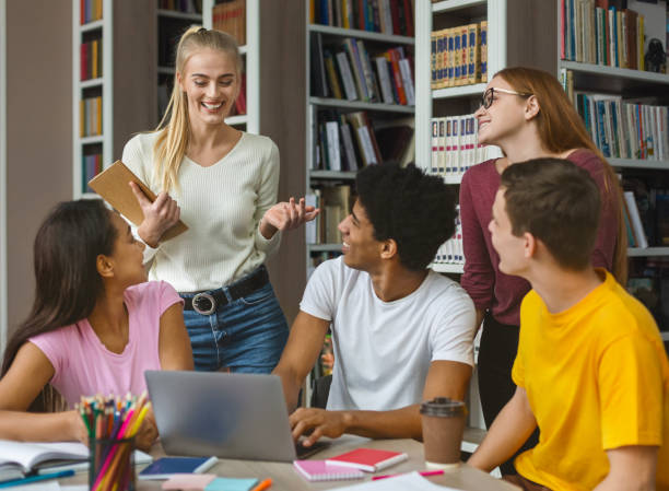 istock Blonde girl sharing her ideas about project upgrade 1173545876