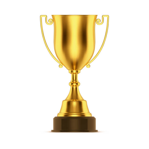 istock Golden trophy or cup, goblet for sport winner 1173546358