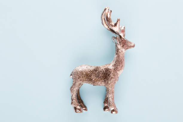 istock Christmas decor. Christmas decorations on pastel background. Flat lay, top view, copy space. 1173561133