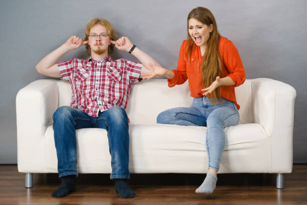 istock Man and woman having fight 1173561257
