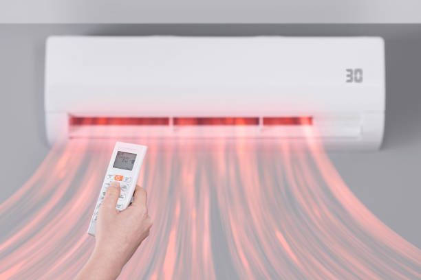 istock Air Conditioner Blowing Warm Air 1173563382