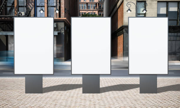 istock street advertising three sign billboard mockup 1173563883