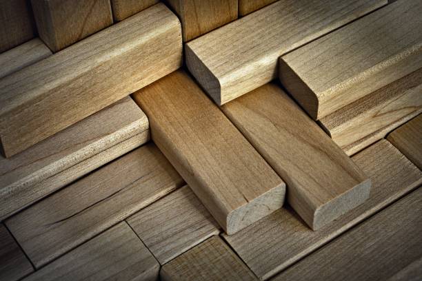 istock Background texture of wooden blocks 1173563954