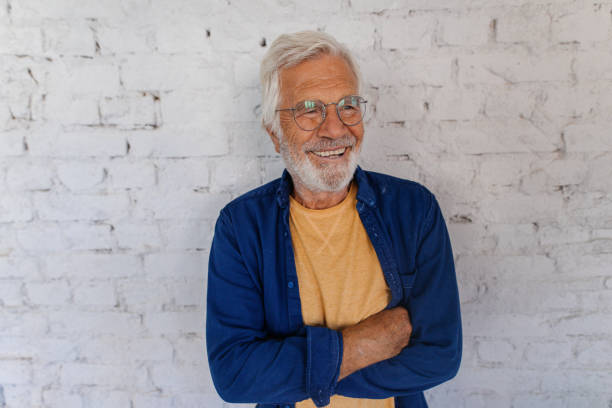Portrait of a smiling senior man