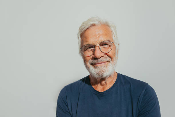 Portrait of a smiling senior man
