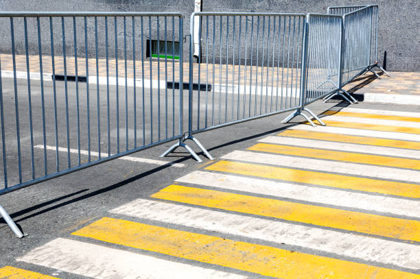istock Pedestrian Zebra crossing on the road 1173566968