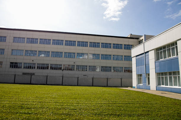 istock industrial plant territory in summer 1173568833