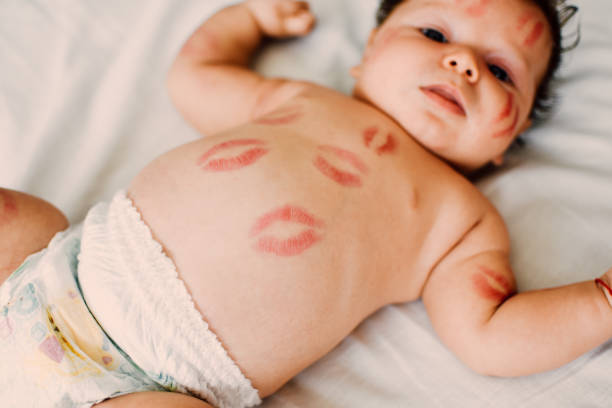 istock Baby lying on the bed 1173570251