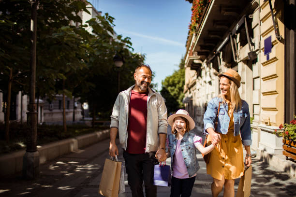 istock Family Shopping 1173570536