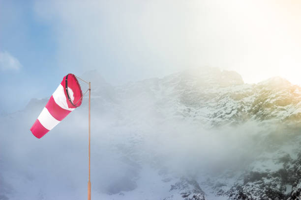 Weather station in the mountains