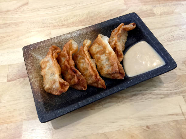 istock Fried dumplings is delicious Chinese food 1173574380