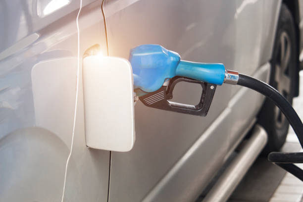 istock The car is parked for fueling services 1173580664