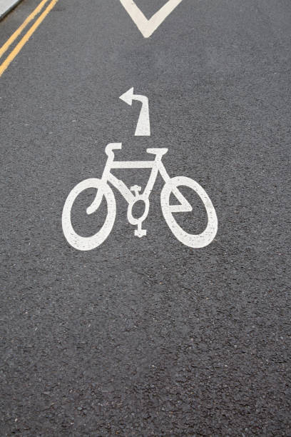 symbol cyklu londyńskiego - bicycle london england cycling safety zdjęcia i obrazy z banku zdjęć