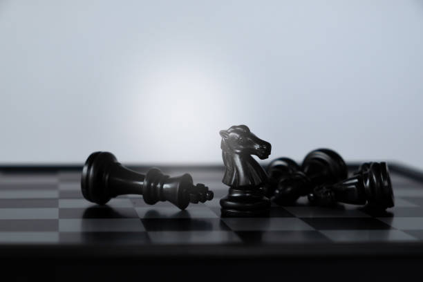 istock Chess game. A move to kill. Refer to business strategy and competitive concept. 1173593565