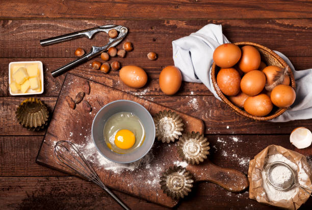 istock Ingredients for the preparation of bakery products 1173594541