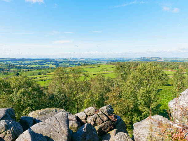 istock Standing on Birchen Edge looking out over the Derbyshire landscape 1173594870