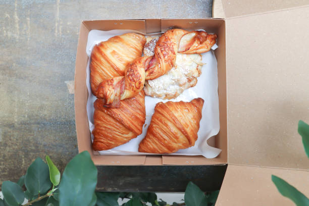 istock croissant and Bacon Twist Bread sticks 1173595841