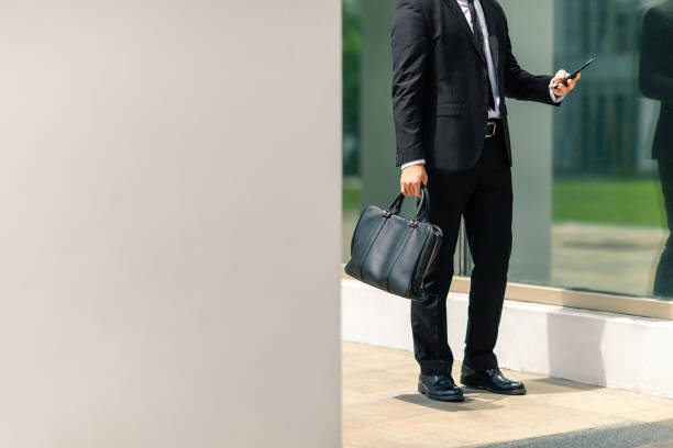 istock A businessman wailking in the building 1173596444