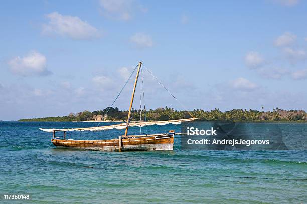 Dhow At Sea Stock Photo - Download Image Now - Africa, Beach, Blue