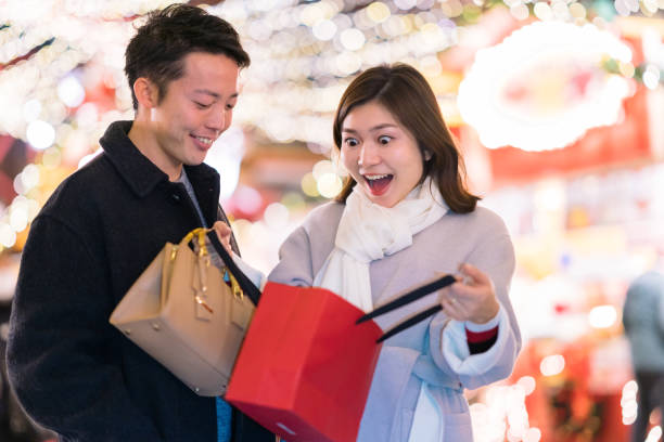 istock Boyfriend giving surprised present to his girlfriend 1173602340