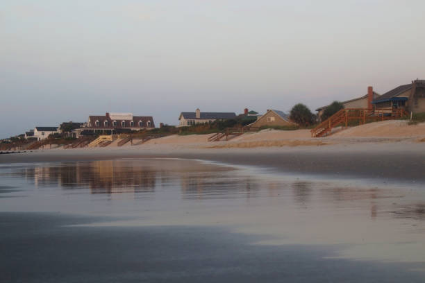 istock Early morning at the Atlantic beach. 1173602412