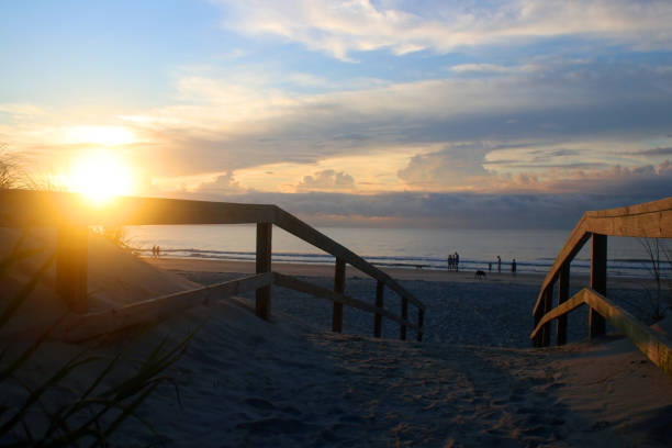 istock Early morning at the Atlantic beach. 1173602438