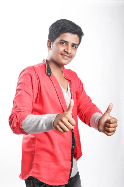 istock Young Indian / Asian collage student on t shirt 1173603962