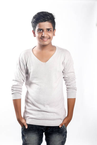 Young Indian / Asian collage student on t shirt