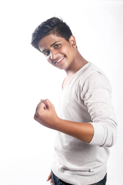 istock Young Indian / Asian collage student on t shirt 1173604547