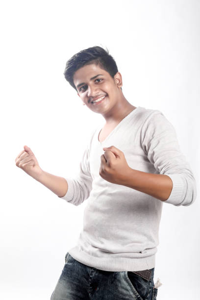 istock Young Indian / Asian collage student on t shirt 1173604551