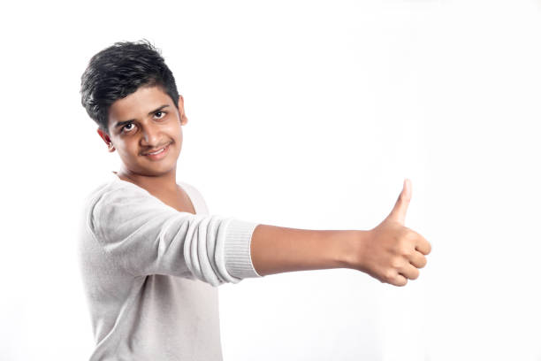 Young Indian / Asian collage student on t shirt