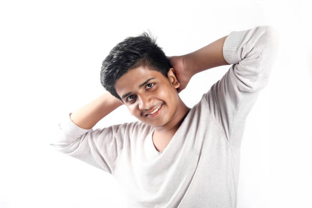 Young Indian / Asian collage student on t shirt