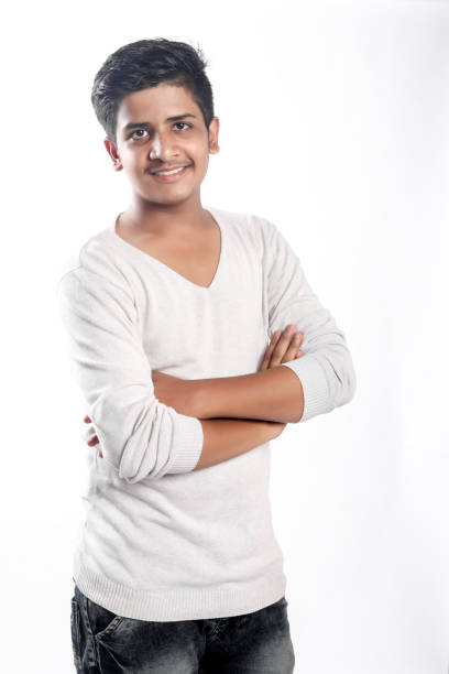istock Young Indian / Asian collage student on t shirt 1173605540