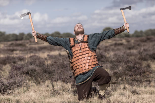 istock An individual viking warrior outdoors 1173605571