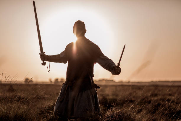 istock An individual viking warrior outdoors 1173607213