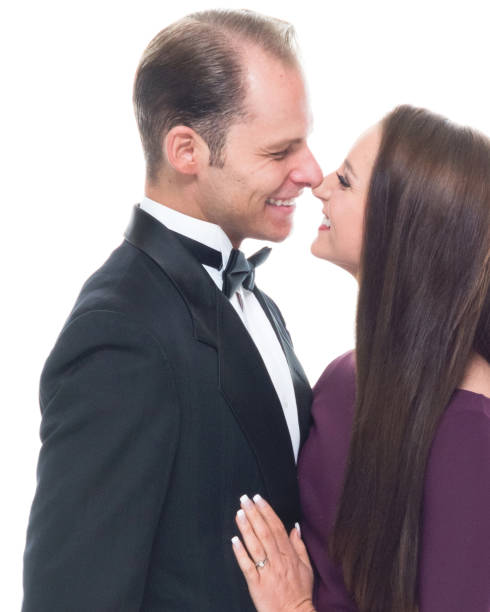 istock Side view of beautiful couple dancing 1173608282