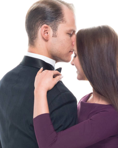 istock Side view of beautiful couple dancing 1173611168