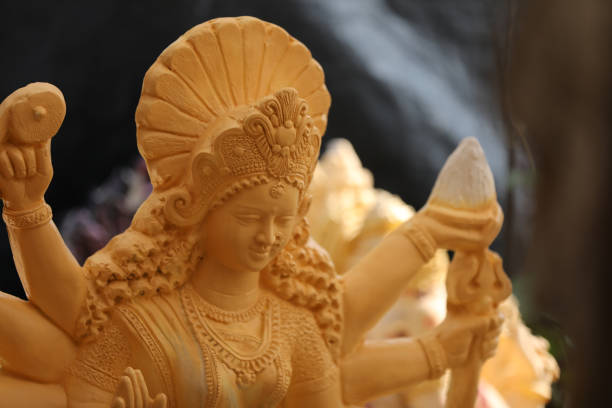 istock Sculpture of goddess durga 1173611231