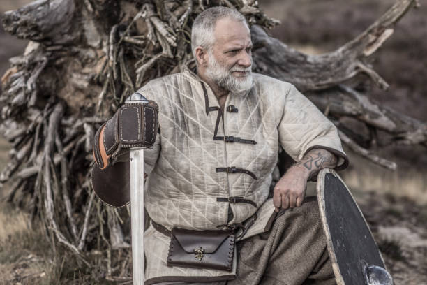 istock An individual viking warrior outdoors 1173611235