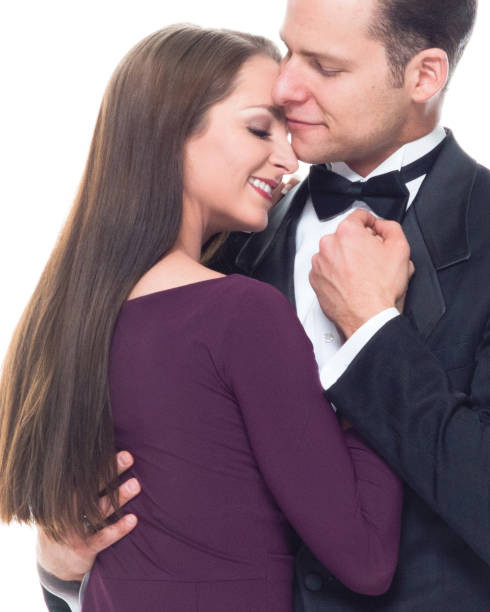 istock Side view of beautiful couple dancing 1173611387