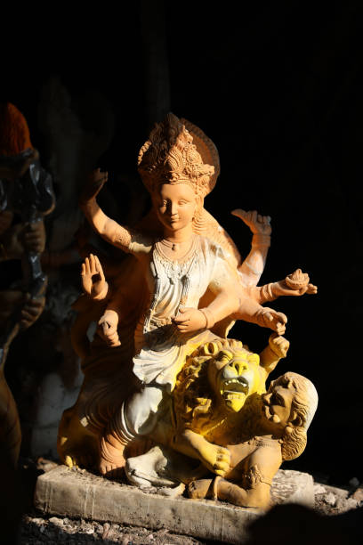 istock Sculpture of goddess durga 1173611574