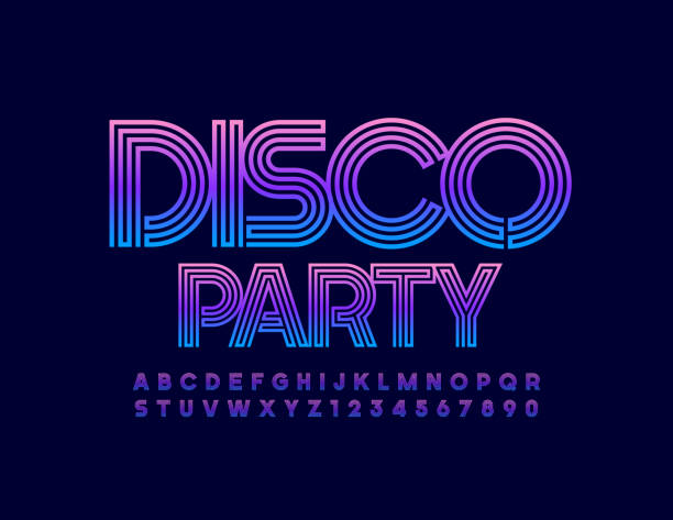 Colorful Uppercase Font